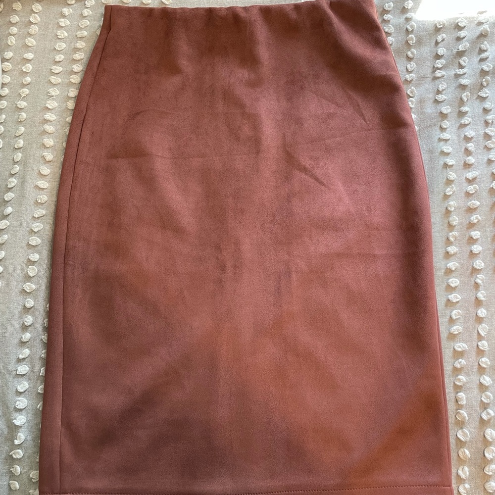 Pink Velvet Skirt